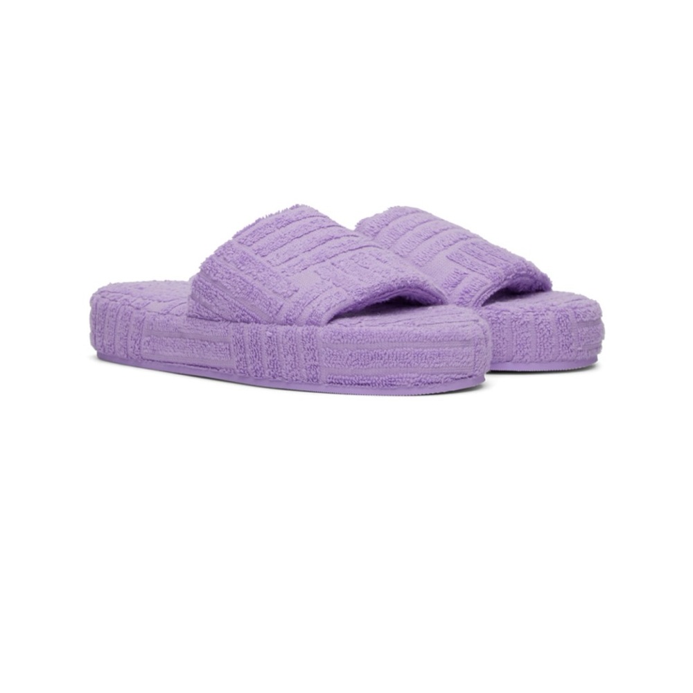 BOTTEGA VENETA
Purple Resort Sponge Flat Sandals size 40